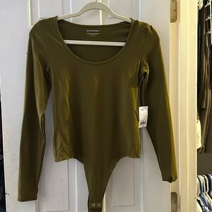 Olive Green banana Republic body suit